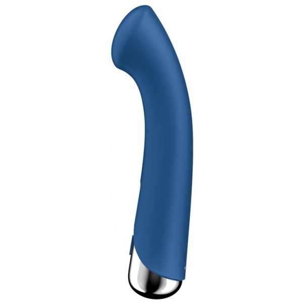 Estimulador G-Spot 1 Spinning - 11 x 3,5cm Azul