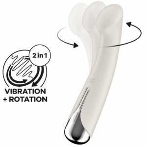 Satisfyer Stimolatore di rotazione G-Spot 1 - 11 x 3,5 cm Crema