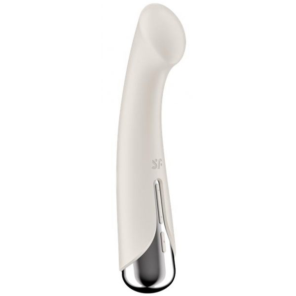 Stimolatore di rotazione G-Spot 1 - 11 x 3,5 cm Crema