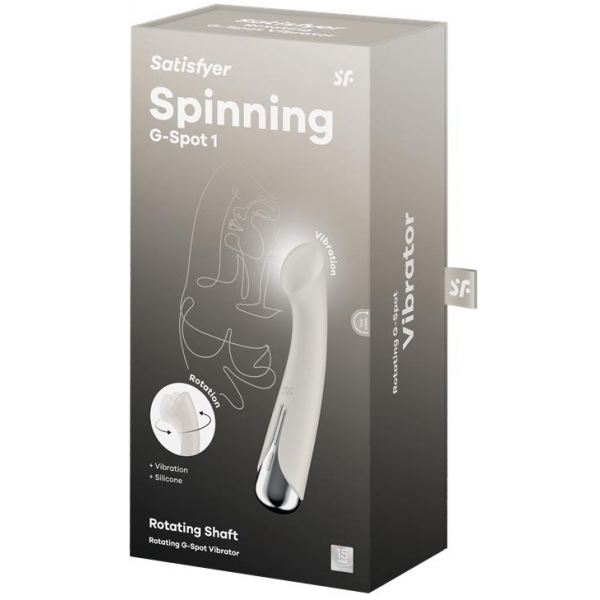 Stimulator Spinning G-Spot 1 - 11 x 3.5cm Creme