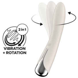 Satisfyer Stimulateur Spinning Vibe 1 - 11 x 3cm Crème