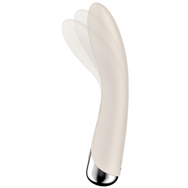 Spinning Vibe 1 Stimulator - 11 x 3cm Creme