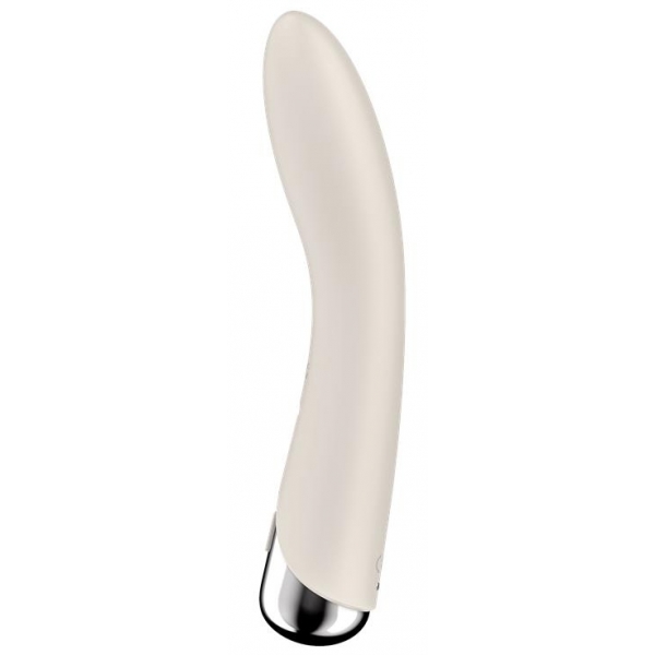 Spinning Vibe 1 Stimulator - 11 x 3cm Creme