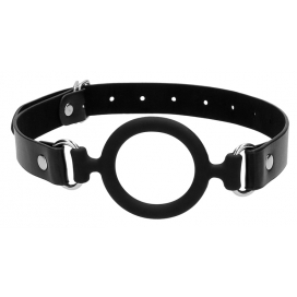 Silicone Ring Gag 40mm Black