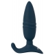 Plug Vibrador Butt Thrust 14.5 x 4cm Azul