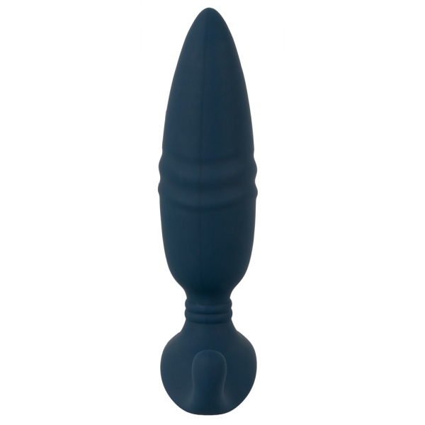 Plug Vibratório Butt Thrust 14,5 x 4cm Azul