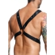 DNGEON Cross Chain Harness Black