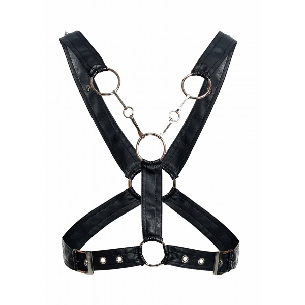 DNGEON Cross Chain Harness Black