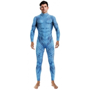 CosplayBoys Blue Fish Under the Sea Cosplay Suit