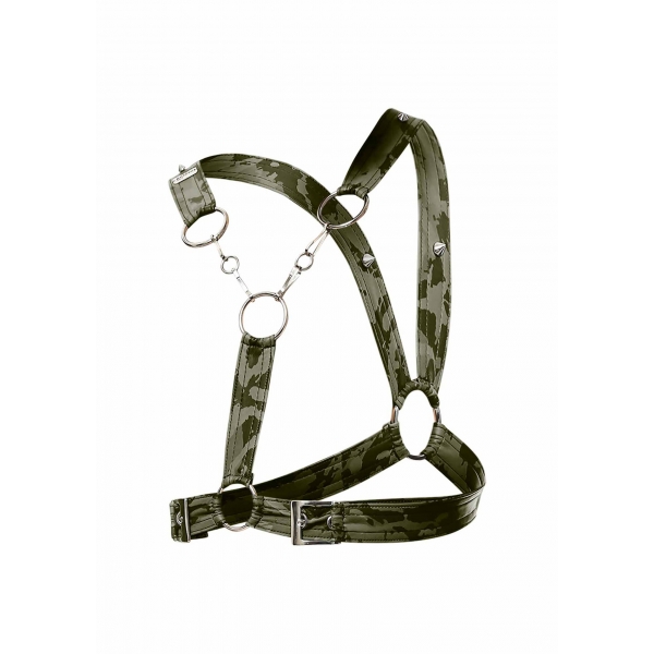 DNGEON Cross Chain Harness Green