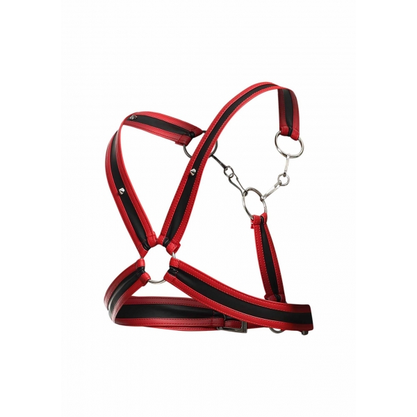 DNGEON Cross Chain Harness Red
