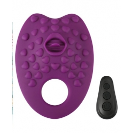 MyPlayToys Almofada vibratória com língua Anel de trituração Violeta