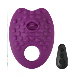 MyPlayToys Cuscino vibrante con lingua Grind Ring Violet