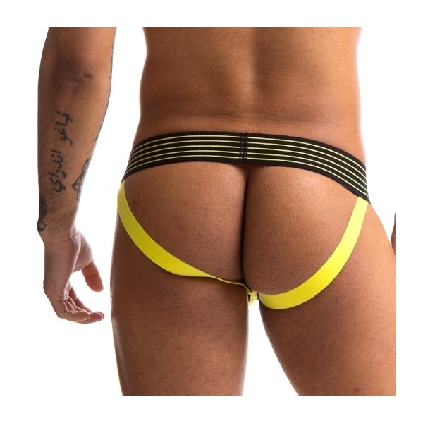 Jockstrap Rally 665 Preto-Amarelo