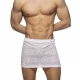 Flowery Lace Men's Skirt White