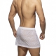 Flowery Lace Men's Skirt White