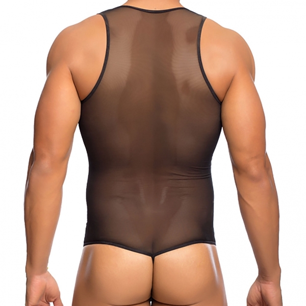 Thong Body Tulle Leandro Black