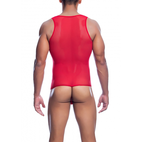 Thong Body Tulle Leandro Red