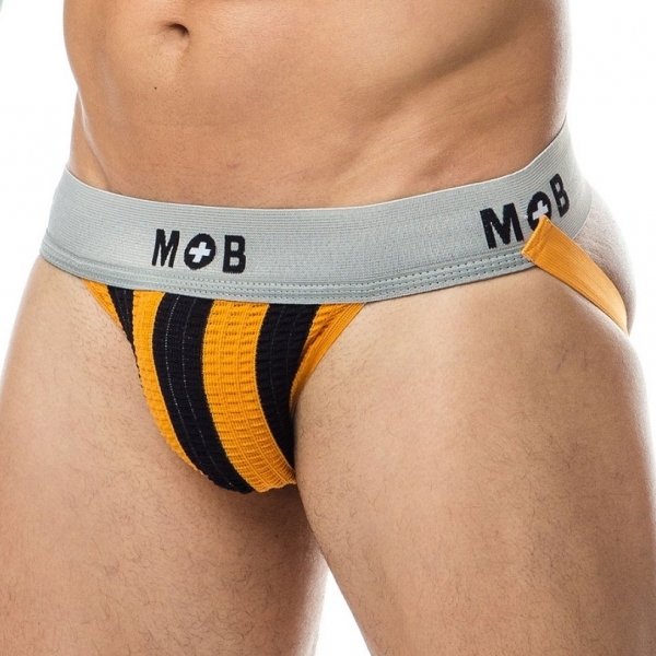 Suspensorio Mob Classic Negro-Naranja