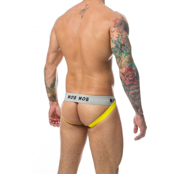 MOB Stripe Classic Jock Yellow