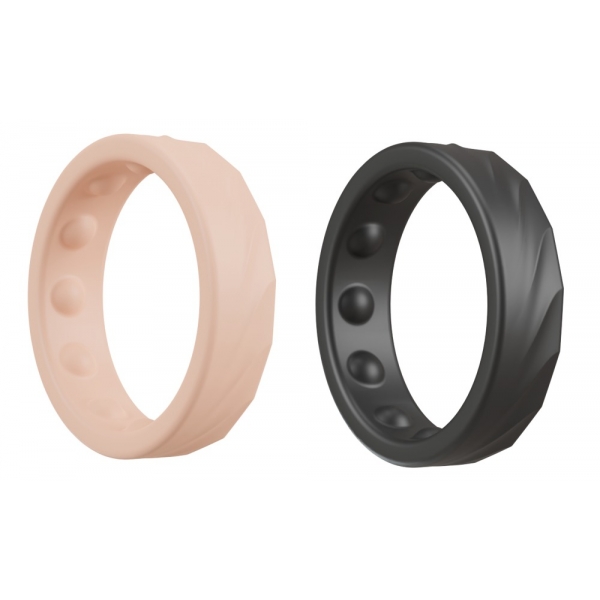 2 Mini Anéis de Encaixe para Pénis 33mm