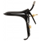 Anal metal speculum Spout 10 cm - Height 6.5 - 8 cm Black