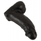 Dildo per cazzi giganti 18 x 7 cm nero