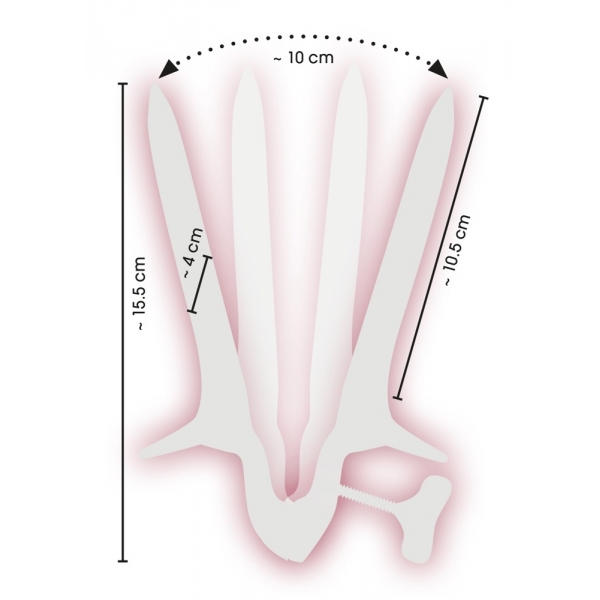 Espéculo Ass View 10,5 cm - Abertura máxima 10cm