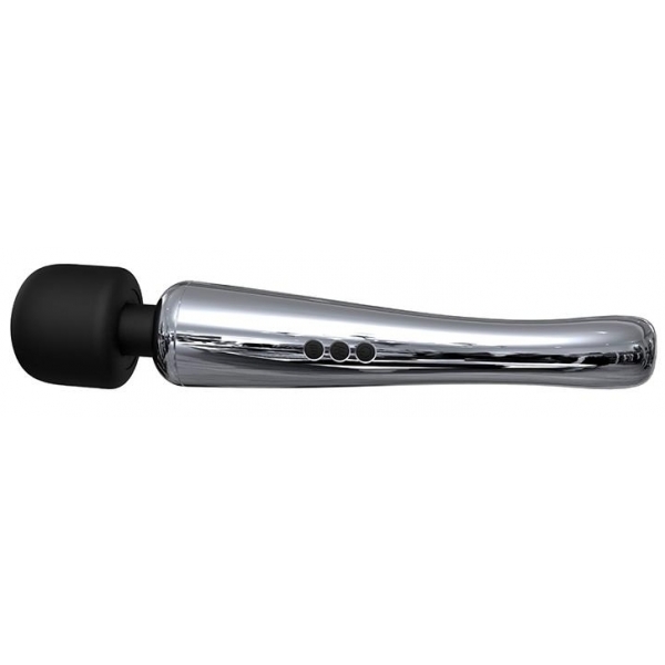 Stimulator Wand Silvery 30 cm - Kopf 55 mm Silber