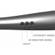 Stimulateur Wand GRAPHITY 30 cm - Tête de 55 mm Gris