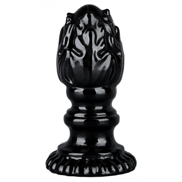 Finial TPE Jelly Butt PLug BLACK M