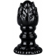 Finial TPE Jelly Butt PLug BLACK L