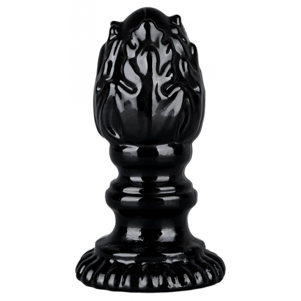 Finial TPE Jelly Butt PLug BLACK XL