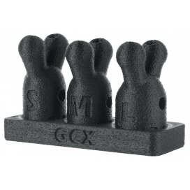 GCX-POP Kit de 3 Bouchons Inhalateur GC-POP™ S/M/L + Support