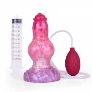 unicorny Ejaculating Peachy Colorful Realistic Dildo- 14