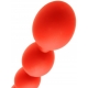 Boules anales Stretch Eggs S 43 x 4 cm Rouges