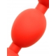 Boules anales en silicone STRETCH EGGS M 45 x 5 cm Rouges