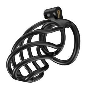 CockLock Chastity cage Tortille L 9.5 x 3.4 cm Black