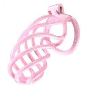 CockLock Cage de chasteté TORTILLE XXL 12.5 x 3.4 cm Rose