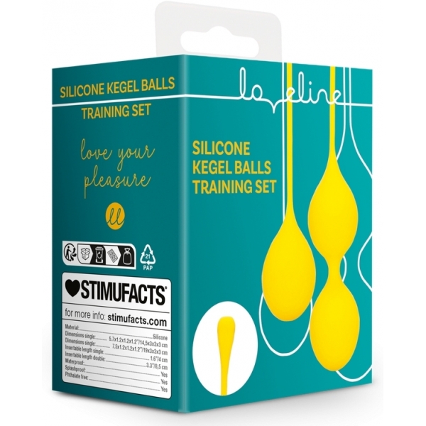 Kegelbälle aus Silikon Balls Training Gelb