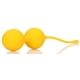 Palline Kegel in silicone per l'allenamento Giallo