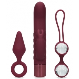 Sextoys for Her Darkcherry 3 Accessories Set