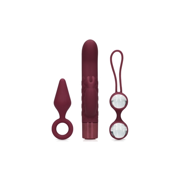 Sextoys for Her Darkcherry 3 Accessories Set