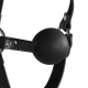 Muzzle gag with ball Gag Xtreme Black