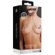 Knebel mit Nippelklemmen Nipple Gag Schwarz