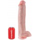 King Cock With Balls 38.10 cm. (15.00 inch) - Flesh