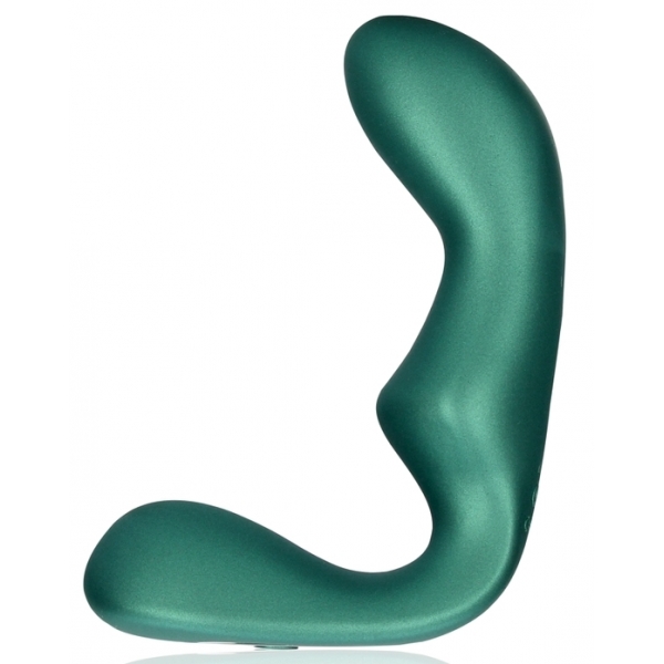 Estimulador prostático puntiagudo 11,5 x 3,5 cm Verde metálico