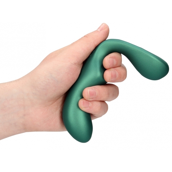Estimulador prostático puntiagudo 11,5 x 3,5 cm Verde metálico