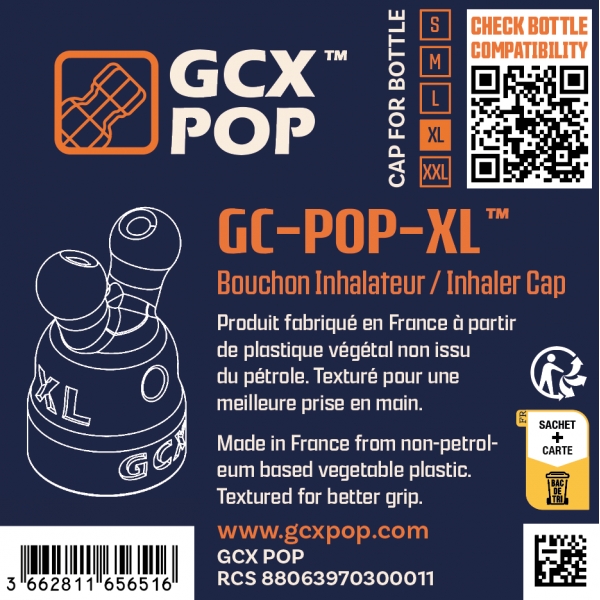 Aroma Inhaler Cap GC-POP™ Size XL