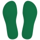Chaussettes hautes Socks Green Vertes